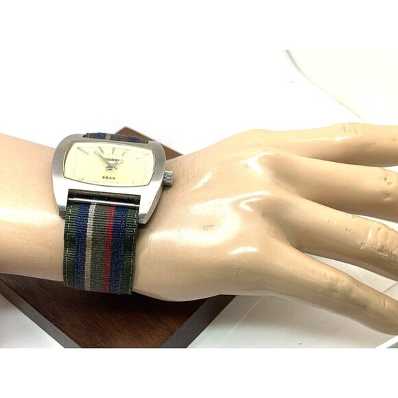 Diesel Men's Watch DZ2060 Quartz Silver Dial Analog Nylon Strap 44mm - Picture 4 of 13